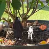 Mz965 Transfronterizo Interesante Planta en Maceta para Orinar Tarjeta de Inserto de Madera Planta Mini Tarjeta Decorativa de Maceta Artesanía de Madera