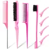 Set de cepillos de peinar de borde transfronterizo con pasador peine para cejas doble peinado de belleza maquillaje Peinado