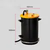 Cubo Alimentador de Polvo Cubo de Polvo de Acero Inoxidable 304 Cubo Vulcanizador Máquina de Pintura en Spray Electrostático Pistola Pulverizadora Cubo de Pintura en Spray Accesorios para Pistola Pulverizadora Jinma