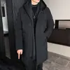 26 estilos de jaquetas de algodão de comprimento médio para o inverno, importadas, tamanhos grandes M-8XL, para homens, casacos de algodão com capuz, estilo coreano, slim fit, tamanhos grandes, espessados para aquecimento