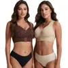 Sujetador de Talla Grande Estilo Jelly Europeo y Americano Más Vendido Transfronterizo de Amazon, Transpirable, Anticaída, Levantador, Ropa Interior Correctora de Postura Deportiva