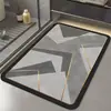 Alfombra de baño entrada al inodoro absorbente de agua secado rápido alfombrilla para pies entrada del hogar entrada al inodoro baño alfombrilla de suelo
