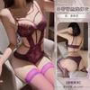 Lingerie Sexy Roxo Estilo Quente Estilo Ins Tentação Sexy Renda Quente Desejo Puro Não Precisa Tirar Macacão Cintura Irmã Real