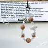 Chica Creativa Cadena de Teléfono de Caramelo con Cuentas Dopamina Llavero de Pastel con Cuentas Pintadas a Mano Accesorios para Bolsos Mismo en Vivo