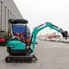 Exportación Excavadora Agrícola Fábrica Mini Excavadora Hidráulica 1800kg Construcción Trituración Máquina de Gancho Pequeño