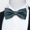 Estoque Pronto do Fabricante Gravata Borboleta Jacquard Formal Masculina para Negócios, Casamento, Festa, Gravata Borboleta Floral de Poliéster em Forma de Seta