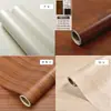 Papel Tapiz Autoadhesivo Impermeable con Textura de Madera Simulada Pegatina para Escritorio Escritorio Armario de Ropa Armario Pegatina de Pared a Prueba de Humedad Armario Moderno Sencillo