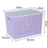Cesta de almacenamiento hueca de alta calidad, cesta para snacks estilo ins, caja organizadora para ropa interior tipo cortavientos, cesta para almacenamiento de cosméticos, escritorio de cocina