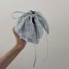 Presilha de Laço de Fita de Alta Qualidade Estilo Coreano para Mulheres, Presilha de Rabo de Cavalo, Grampo de Cabelo, Grampo de Cabelo Meio Preso com Temperamento Suave, Presilha Jacaré