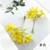 Flor Pequeña Simulada Flor Auspiciosa Cadena de Flores DIY Flor Lila Hecha a Mano Material para Tocados Accesorios Set de Gorro de Graduación Accesorios Flor Falsa