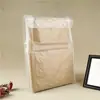 Bolsa de PVC en blanco con botón de presión personalizado, bolsa de plástico transparente para empaque de prendas, bolsa de embalaje transparente de PVC con LOGOTIPO personalizado