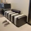 Porta de entrada Banco para troca de sapatos Novo estilo Pequeno apartamento Sala de estar Designer de casa Banco longo para sofá Banco criativo e distinto