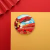 Ímã de Geladeira Metálico Pintado Personalizado Artesanato Commemorativo Cultural e Criativo Presente Desenho Animado Imitação Esmalte Ímã Magnético de Geladeira
