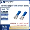 Ld Laidu/Mangueira Isolada de PVC Terminal de Plugue Fêmea/Terminal Fêmea Pré-Isolado FDD2-187-250 Terminal Prensado a Frio