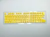 Teclas PBT com Moldagem Colorida Dupla Cor Não Transparente, Compatível com 61, 64, 68, 75, 82, 87, 104