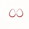 Pendientes populares de estilo minimalista, chapados en cobre con oro real, modernos y de alta gama, pendientes de diseño único para mujer, ganchos para la oreja estilo INS cool