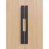 Nueva Puerta de Madera Maciza Estilo Chino Manija Larga Hotel Salón de Banquetes Habitación Privada Manija de Puerta Corredera de Vidrio Tallado en Bronce Antiguo En Stock