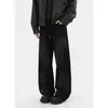 Pantalones deportivos para hombre estilo americano para otoño, pantalones rectos lavados de marca de moda, pantalones deportivos casuales de pierna ancha de alta costura, pantalones de nuevo estilo de moda