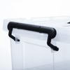 Caja de Almacenamiento de Ropa Portátil de Plástico Engrosado Caja de Almacenamiento Transparente Organizador Pequeño para Artículos Varios Caja de Almacenamiento Extra Grande