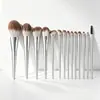 Set de 14 Brochas de Maquillaje, Set de 14 Brochas de Maquillaje Li-Style Grises para Ventas Transfronterizas, Dropshipping, Directo de Fábrica