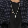 Diseño de Nicho de Espinas Cruz de Piedra Lunar Dulce Cool Acero de Titanio Cadena Clavícula Mujeres Hip Hop Estilo Frío Collar de Moda