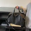 Bolsa Satchel Preguiçosa Outono e Inverno Bolsa Tote de Grande Capacidade 2025 Nova Camurça Nicho Casual Retrô Bolsa de Ombro para o Dia a Dia