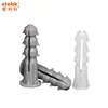 Tubo de expansión tipo torre, perno de expansión de plástico, tubo de expansión de plástico PE, partícula de caucho de expansión de 6 mm, material de protección ambiental en stock