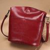 Bolso Cruzado Nuevo de Moda 2026 de Cuero Genuino Simple, Bolso de Hombro de Piel de Vaca a la Moda, Bolso Casual para Mujer, Bolso de Mano Versátil para Dama