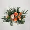 Placa de Boas-Vindas Flores Decoração de Casamento Placa de Água Flores de Seda Noivado Celebração de Casamento Decoração Arranjo Adereços para Fotos