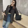 Bolso Nuevo de Principios de Otoño, Bolso de Hombro de Dama Moderno y Dulce, Bolso Sencillo Tipo Cubo, Bolso para Viajes de Oficina, Bolso de Axila para Mujer