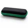 Estuche rectangular de moda para gafas, Estuche negro para gafas de sol, Estuche para gafas con tapa abatible y cremallera