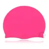 Venta al por mayor de fábrica gorros de natación de silicona cómodos que no aprietan para niños y niñas, gorro de natación especial de silicona para competición infantil