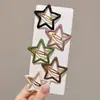 Lindos Pasadores para Cabello de Bebé, Pasadores de Colores para Niños, Pequeños Clips Laterales para Flequillo para Niñas Pequeñas, Accesorios para el Cabello de Estrella