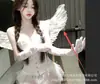 Cosplay Sexy de Chica Conejita Disfraz de Conejita Cosplay Fiesta Nocturna de Halloween Pequeño Diablo Ángel Traje Cos