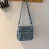 Nova Bolsa de Ombro Único Estilo Preguiçoso Retrô em Jeans 2026 para Mulheres, Mochila Pequena para Viagem e Deslocamento, Bolsa Transversal Casual Leve