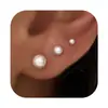 Pendientes de Mini Estrella de Mar y Mariposa con Baño de Oro Real de Latón Caliente Transfronterizos Europeos y Americanos para Mujer Pendientes de Lujo Ligero de Nicho