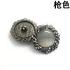 Botones de metal ojo de gato cosidos a mano con diamantes para chaqueta de traje de mujer, botones de mujer de 18-25 mm