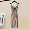 [Spice Girls y Gatos] Vestido con Sentido del Diseño para Mujer Pura Desea Ajustado al Cuerpo Sexy Falda Base Interior