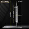 Tubo condensador serpentín tubo condensador de destilación tubo condensador recto tubo condensador de vidrio tubo condensador recto