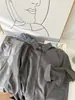 Blusa de Tricô com Xale de Heroína de Drama Coreano Feminina, Formato Côncavo, Blusa Feminina Camada sobre Camada Fashion e Versátil 6242