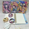 Nueva papelería de cuaderno Demon Slayer A7, pequeño cuaderno, bloc de notas portátil lindo, regalo para estudiantes y niños