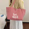 Bolso Tote Grande Versátil de Verano Nuevo para Mujer, Doble Cara, Adecuado para Estudiantes, Viajes Diarios y Uso Casual, Bolso de Hombro Único