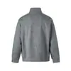Ropa Vintage Yidao Otoño 2026 Nuevo Retro Japonés Holgado Mezcla de Lana Media Botonadura Cuello Alto Sudadera Pulóver para Hombre