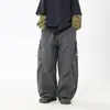 Pantalones Estilo Japonés para Niños 2026 Otoño Nuevas Llegadas Niños Pantalones Rectos con Estampado de Letras Pequeñas Pantalones Cargo Elegantes para Niños Pequeños Modernos