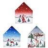 Jinmingguan novas decorações de Natal desenhos animados cadeira capa traseira cena criativa impressão digital mesa e cadeira capa
