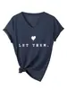 Amazon Ebay Sitio Independiente Moda Casual Mujer Deja Que Hueco Corazón Pequeño Cuello en V Manga Corta Camiseta Capa Base