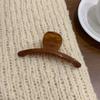 Grampo de Cabelo Curvo Médio Linha Caramelo Coreana Clip de Tubarão Vintage Acessórios de Cabelo Feminino