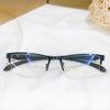 Nuevas gafas fotosensibles personalizadas que cambian de color para hombre miopía media montura metálica gafas de sol para exteriores lente moda fabricantes al por mayor