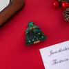Mini Presilhas de Cabelo de Natal Árvore de Natal com Glitter Suéter Homem de Gengibre Presilhas de Cabelo de Acrílico Acessórios de Cabelo de Feriado Transfronteiriço