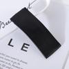 Accesorios para el cabello de celebridad de Internet de estilo coreano Moda para mujer Horquilla de cuero Calado Gota de agua Clip BB Horquilla rectangular de cuero Clip para flequillo